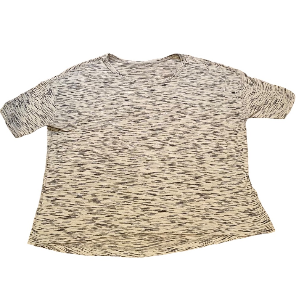 Lululemon womens cates tee size 6 heather gray